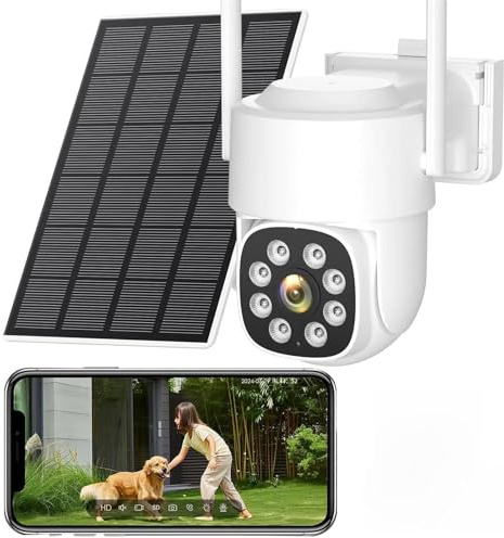 Telecamera con scheda SIM 4G da 4 MP doppio obiettivo, schermo, WiFi, sorveglianza esterna, rilevamento umano, protezione di sicurezza, telecamera IP PTZ , Aiuto al monitoraggio(4MP 4G 64GB Card)