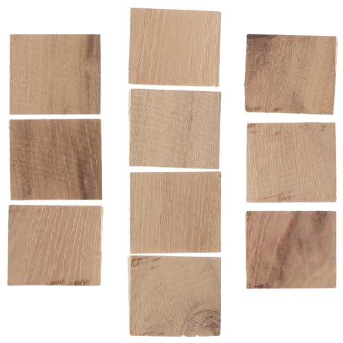 TOMETURE 10 Stück Hartholzkeile für Axtstiele: Griffige Oberfläche – Reparaturkeile aus Holz für Axtstiele – 30 x 25 x 5 mm Befestigungskeile für Vorschlaghämmer