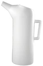 CARAFFA GRADUATA PER OLIO LT.2 AD IMBUTO PER ENOLOGIA VINO BIRRA