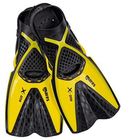 Mares Aquazone X-One, Schnorchelflosse Erwachsene – Unisex, Gelb, M/L