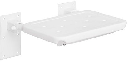 KS Handel 24 Stabiler DUSCHKLAPPSITZ DUSCHHILFE Weiss BIS 120 KG DUSCHSITZ DUSCHSTUHL HOCKER
