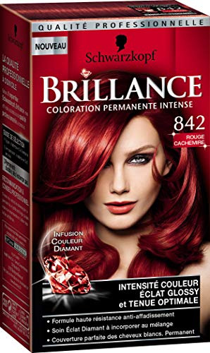 Schwarzkopf Brillance Coloration Permanente Rouge Cachemire 842
