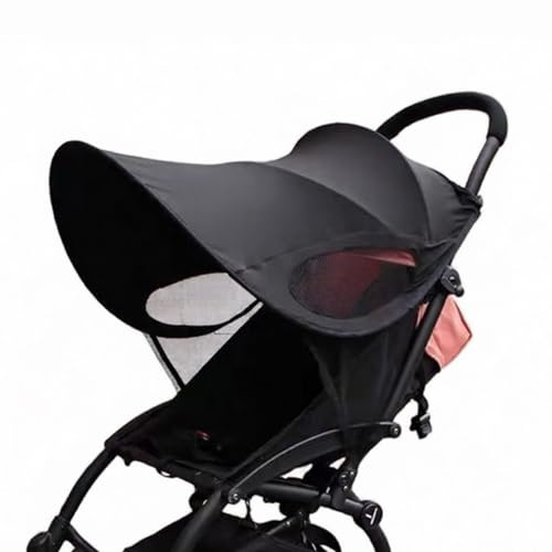 Baby Stroller Sun Shade Cover Universal Stroller Canopy Awning UV Protection Sun Cover for Car Seat Pram Pushchair Sun Shade Baby Buggy Sun Shield Foldable Removable