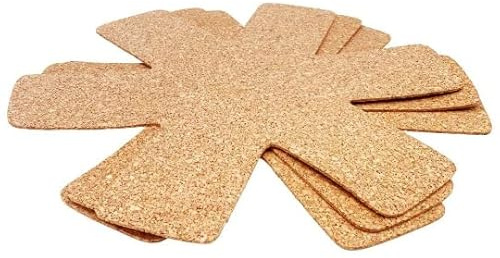 Pfannenschutz aus Kork 3er Set | nachhaltiger Pfannenschoner zum Stapeln | Küchenhelfer für große und kleine Pfannen | zuschneidbar | vegan und ökologisch | Naturmaterial aus Portugal