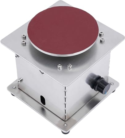 200W Mini Disc Sander With Forward And Reverse Function 4 Inch Tabletop Disc Sander Small Sanding Disc Machine Adjustable Speed Disk Sander Polisher For Wood, Metal, Stone & Scissor Sanding