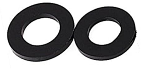 Unterlegscheiben DIN 125 Edelstahl Schwarz V2A - M1,6 M2 M2,5 M3 M4 M5 M6 M8 M10 M12 SCHWARZE Unterlegscheiben (25, M 5)