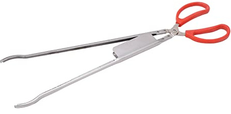 Pinze per granchi vivi, lunghezza 51 cm, resistenti al calore, adatte per afferrare pesci (bocca piegata)