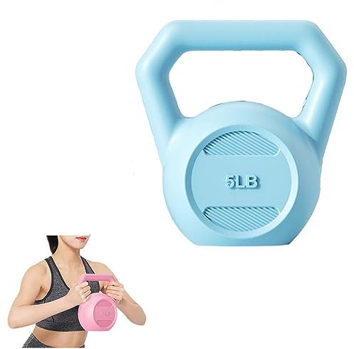 FHPEWXDG Kettlebell mit Easy-Grip-Griff, ergonomisches Fitnessgerät, geeignet für Fitness, Po-Kniebeugen-Krafttraining