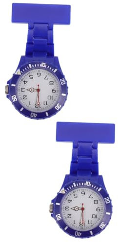 SOIMISS 2stücke Praktische Krankenschwesteruhr Mit Leuchtzeigern wasserdichte Taschenuhr Für Ärzte Und Krankenschwestern Elegantes Design Leicht Und Kompakt Als