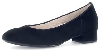 Gabor Klassiska pumps, dam klackskor, Svart 17, 38 EU