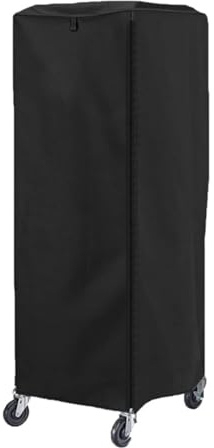 Ieron Funda para Rejilla de Pan con Cremallera, Resistente al Polvo y a la Lluvia, para Exteriores, para Almacenamiento, a Prueba de Sol, para Tela Oxford 420D, Color Negro, 23 x 28 x 64 Pulgadas