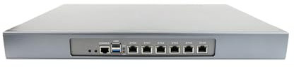 HUNSN 1U Firewall Appliance with Redundancy Power Supply, Rack Mount, PFSense, OPNsense, VPN, Celeron J6412, RJ29, 6 x 2.5GbE I226 LAN, 2 x AC Socket, 32G RAM, 512G SSD