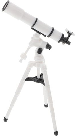 HOOTNEE Scale Miniature Telescope for Dollhouses Realistic Tiny Telescope Ornament for Boy Girl Desktop Decor and Dollhouse Accessory Safe Boy Girl-friendly Material