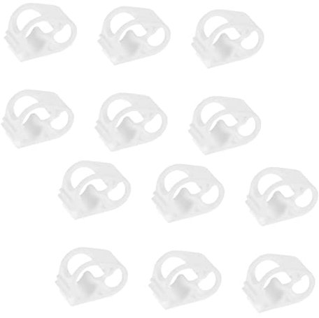 NAMOARLY 12pcs Silicone Tube Clips Soft Hose Clamp Flow Control Tubing Pinch Valves Water Shut Off Hose Clamps for Laboratory and Industrial Use
