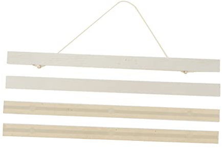 VICASKY 1Satz Hölzerne Magnetrolle Für Plakate Und Bilder DIY Magnetischer Malerei Aufhänger Für Kreative Wanddekoration Und Flexible Bildpräsentation