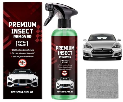 Autolack Restaurator | 120ml Entferner für Teer und Baumsaft - Intensiv Reinigungs-Set Für Tägliche Autopflege Und Wartung