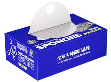 Esponja limpiadora de alta eficiencia que corta fácilmente las grasas y la mugre segura en todas las superficies, para uso doméstico y coche, removedor de grasa de cocina