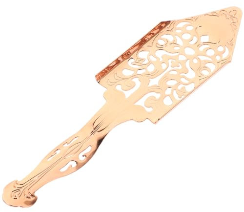 SOLUSTRE Stainless Steel Absinthe Spoon Hollow Absinthe Spoon Dripper for Cocktail Mixing at Home Bar