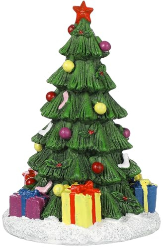 UKCOCO Aquarium Weihnachtsbaum Dekoration: Harzfigur Statue für Aquarien - Festliche Urlaubsdekoration für Betta Fische und Aquarienbewohner