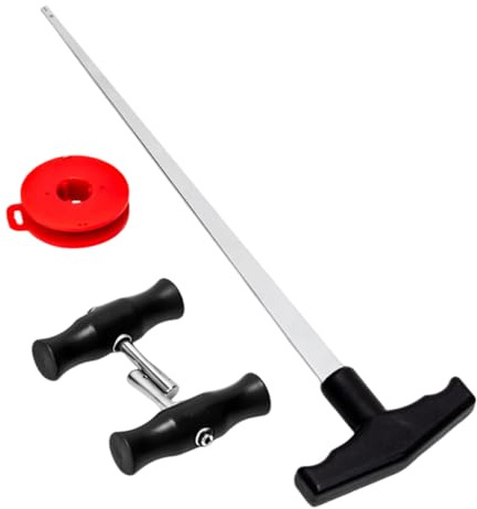 Auto Glazing Tool Kit - 32cm Car Window Puller Tool, Heavy-Duty T-Shaped Windshield Cutting Tools | Professional Grade Steel Frame Prying Kit for Fixing Installing Seal Sticker Trim Molding on Vehicl