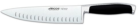 Arcos Serie Kyoto - Cuchillo Cocinero - Hoja de Acero Inoxidable Forjado NITRUM 210 mm - Mango de Polioximetileno (POM) Color Negro
