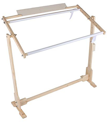Support à Broder Au Point de Croix, Outil de Broderie Chinois Tournant à 360 °, Support Ergonomique, Réglable, Léger Et Pratique, Longueur: 80 cm
