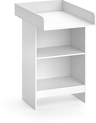 Vicco Wickelkommode Leo, Wickelaufsatz für die Kommode, Weiß, 60 x 103 cm