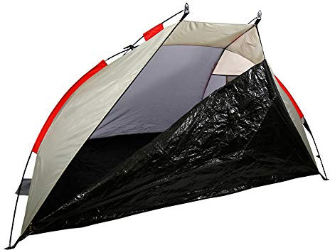 Aktive 62134 Tienda Paravientos Beach, 200 x 100 x 90 cm, Gris