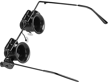 Tbest Uherlupe Für Brillenträger,Uherlupe, Uherlupe,Arbeit,Lupe,Kit Outil Montre,20-Fache Lupenbrille,7-Fache Lupe,60-Fache ierlupe,Profionelle Uhrenreurbrille,20-Fache Vergrößerungslupe,ierwerkzeug