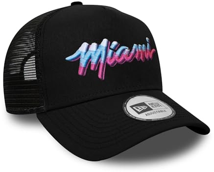 New Era Miami Heat Cap NBA verstellbar Basketball Kappe Snapback Trucker 9Forty Basecap