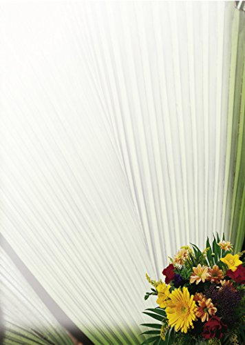 Designpapier Blumenstrauß DP1859 – 25 Blatt Briefpapier – Hochwertiges Motivpapier Geburtstag, Einladung, Brief, Jubiläum, Liebesbrief – Laser- & Inkjetdrucker geeignet – Druckerpapier A4 90g/m²