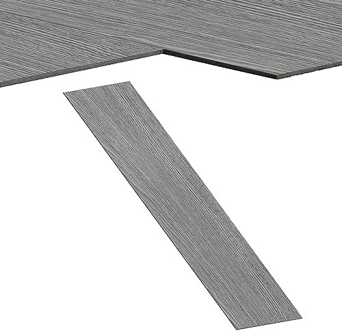Froadp Rivestimento in PVC autoadesivo 5,02 m², pavimenti in vinile con effetto legno, piastrelle adesive in vinile, 36 pezzi di piastrelle in vinile antiscivolo e impermeabili, piastrelle in laminato