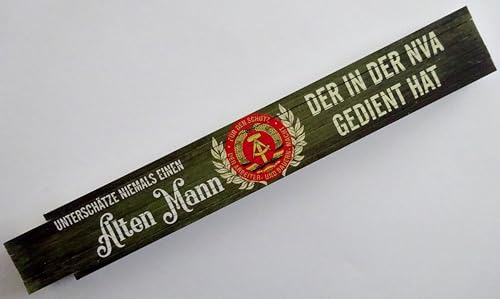 Zollstock Gliederstab Meterstab 2m - unterschätze niemals einen alten Mann der in der NVA gedient hat