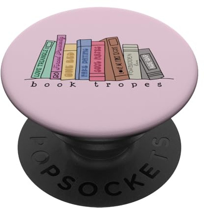 Chapter Keepers PopSocket - Bibliothek für Buchnerds, Bücherwürmer - Schwarz - PopSocket für Smartphones mit glatten, harten Plastikhüllen