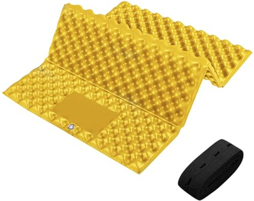 GWAWG Materassino ultraleggero pieghevole, portatile, impermeabile, termicamente isolato, per trekking, escursionismo, parco, picnic, campeggio, parco giochi