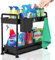FUTOKIO Organizer Sottolavello Cucina a 2 livelli, Scaffale Cucina, Mobiletto bagno Salvaspazio, Scaffale Salvaspazio, Staffe di Metallo, Nero