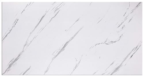 DECCART Wand-Paneele in Betonoptik - Deckenpaneele - Wandverkleidung Deckenverkleidung mit Beton-Imitat - Wandplatten in Grau aus Polystyrol - 100x50 cm - Marmorgrau - 7214 XL - 32 Stück (16 m²)