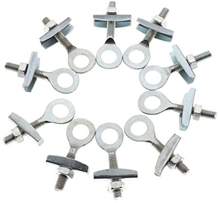 Courtieyeardceastea Lot de 10 tendeurs de chaîne pour vélo BMX Argenté 5 mm x 5 cm