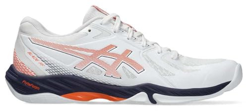 ASICS Squash Shoes, för män, 44,5 EU, Vit, 44.5 EU
