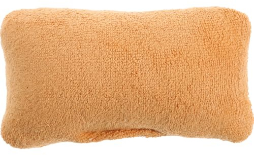 Fingertrennpad für Hand und Finger, Weich, Atmungsaktiv, Orange | Handgriffkissen aus Tuchstoff, Ergonomische Form, für Diabetiker und Ältere Menschen