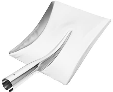 Kisangel Pala De Acero Cabeza Cuadrada para Nieve Sin Mango Pala para Polvo Hogar para Limpieza para Basura