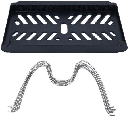 Fyearfly Estante expandible para utensilios de cocina, organizador de ollas y sartenes ajustables, solución de cocina que ahorra espacio, color negro