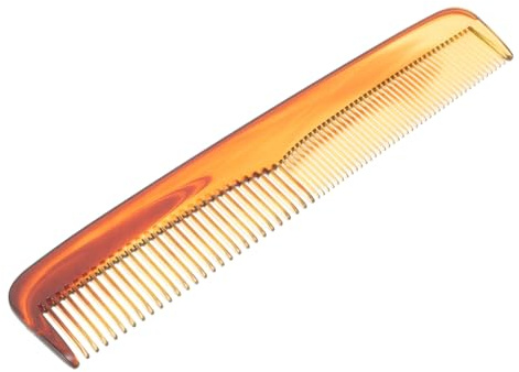 DINHEAROM Pettine Professionale Denti Larghi e Stretti in Plastica per Acconciatura e Taglio Chioma Uso Professionale Salone o Casa
