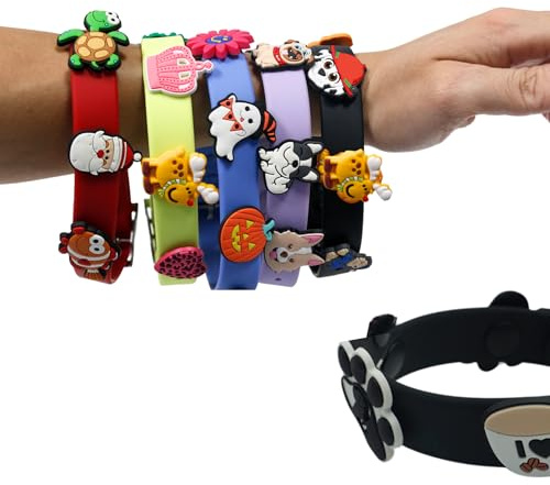 Hundehalsband mit Charms (Robust) - Verstellbares Halsband Hund | Robustes und modisches Hunde-Accessoire I Dog Collar Charms (Alle Haustiergrößen)