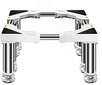 AYCDL Refrigerator Washing Machine Base Stand Height 5.9in Adjustable Fridge stand base Dishwasher Durable Bracket Anti-vibration Mat for Filing cabinet Wine Cooler,A-8 legs