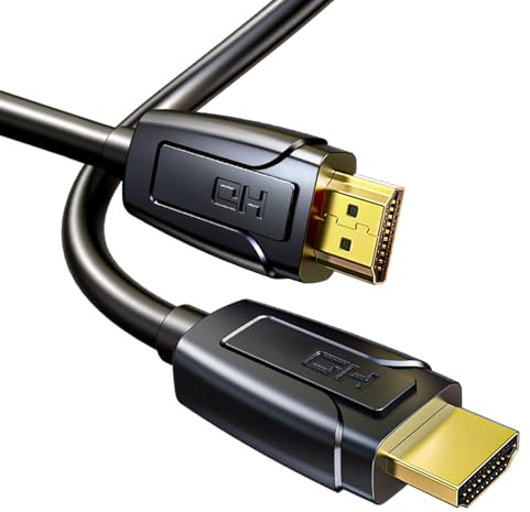 Tsophreniq Cable HDMI 2.0 4K60Hz Cable de video de transferencia de 18 Gbps para televisores, proyectores de computadora, consolas de juegos, visuales 3D, televisores, cable HDMI