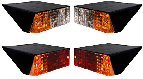 Duetz Fahr - Juego de luces para tractores (cola (LH & RH) y delantera (LH & RH)) 12V -11002402A11002502