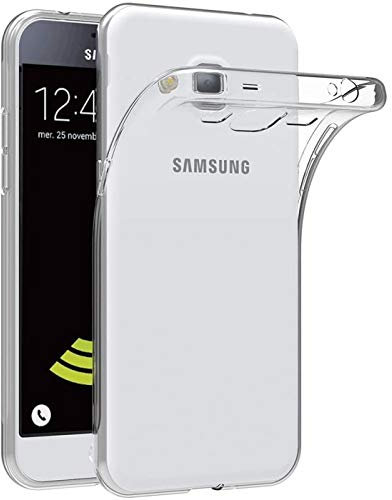 Verco Handyhülle für Samsung J3 (2016) Case, Handy Cover für Samsung Galaxy J3 2016 Hülle Transparent Dünn Klar Silikon, durchsichtig