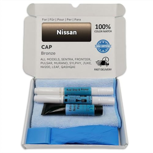 Genuine Colors Lackstift Bronze Cap für Nissan SENTRA Frontier Pulsar Murano SYLPHY Juke NV200 Leaf Qashqai