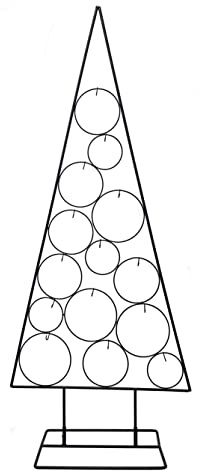 ünstlicher Tannenbaum für Christbaumkugeln - Schmuckständer grün